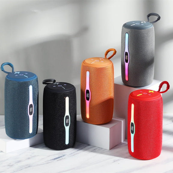 T&G TG675 Music Pulse Wireless Bluetooth Speaker with LED Light(Black)
