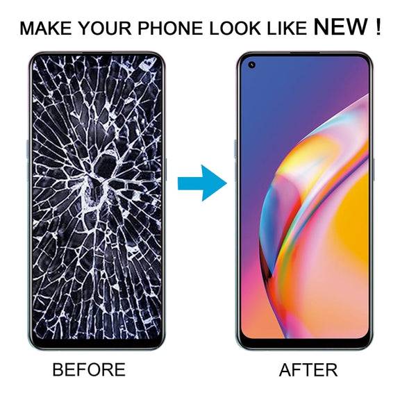 For OPPO Reno5 F OLED LCD Screen Digitizer Full Assembly with Frame