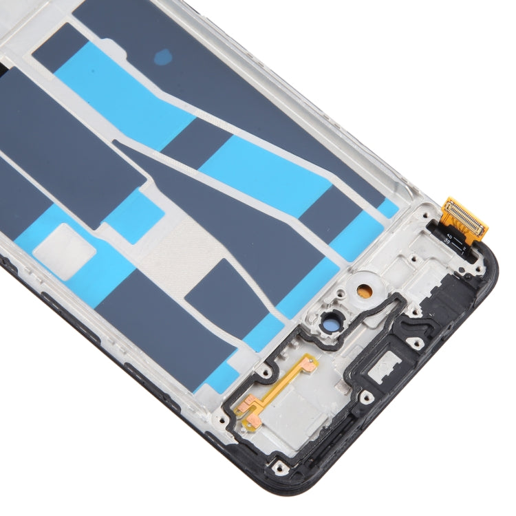For OPPO Reno5 Lite OLED LCD Screen Digitizer Full Assembly with Frame
