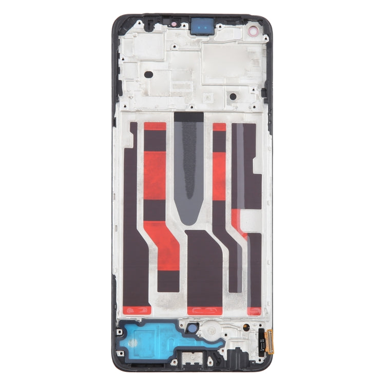 For OPPO Reno7 Lite OLED LCD Screen Digitizer Full Assembly with Frame