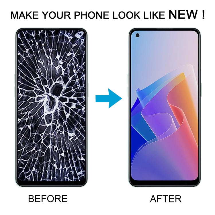 For OPPO Reno7 Z 5G OLED LCD Screen Digitizer Full Assembly with Frame