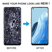 For OPPO Reno7 5G OLED LCD Screen Digitizer Full Assembly with Frame