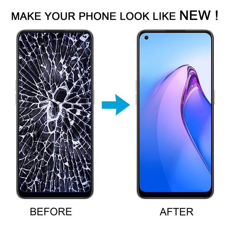 For OPPO Reno8 5G OLED LCD Screen Digitizer Full Assembly with Frame