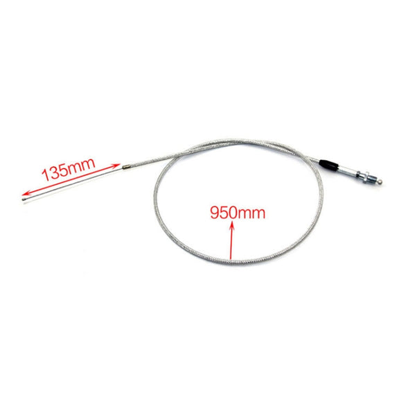 Off-road Motorcycle Modified 22mm Handle Throttle Clamp Hand Grip Big Torque Oil Visual Throttle Accelerator for with Cable(Gold with Silver Throttle Cable)
