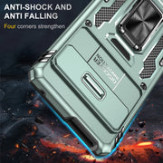 For Google Pixel 9/9 Pro Armor PC + TPU Camera Shield Phone Case(Alpine Green)