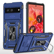 For Google Pixel 9/9 Pro Armor PC + TPU Camera Shield Phone Case(Navy Blue) - Google Cases by PMC TechLife | Online Shopping South Africa | PMC TechLife | Buy Now Pay Later Mobicred