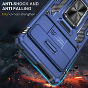 For Google Pixel 9/9 Pro Armor PC + TPU Camera Shield Phone Case(Navy Blue)