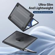 For MacBook Air 13.3 2020 / 2018 DUX DUCIS LCGH Laptop Frosted Protective Case(Black)