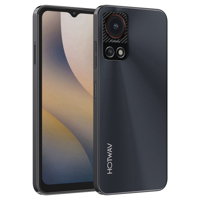 HOTWAV Note 13, 4GB+128GB, Side Fingerprint Identification, 6.6 inch Android 13 T606 Octa Core up to 1.6GHz, Network: 4G, NFC, OTG(Black)