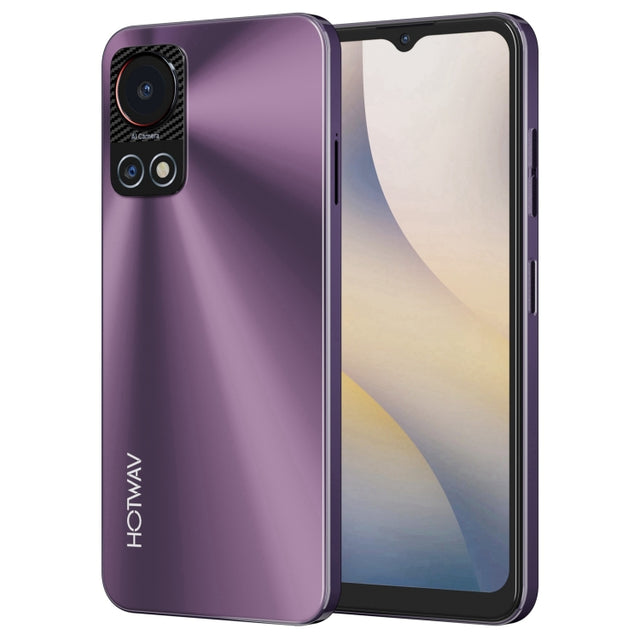 HOTWAV Note 13, 4GB+128GB, Side Fingerprint Identification, 6.6 inch Android 13 T606 Octa Core up to 1.6GHz, Network: 4G, NFC, OTG(Violet)