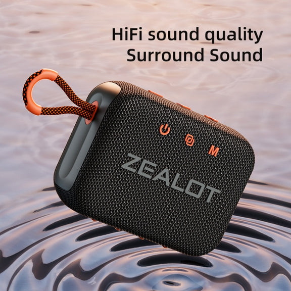 Zealot S75 Portable Outdoor IPX6 Water-resistant Bluetooth Speaker(Blue)
