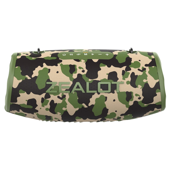 Zealot S87 80W Portable Outdoor Bluetooth Speaker with RGB Light(Camouflage)