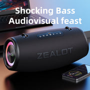 Zealot S87 80W Portable Outdoor Bluetooth Speaker with RGB Light(Camouflage)