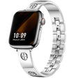 For Apple Watch Series 7 41mm Cross Bracelet Stainless Steel Watch Band(Silver) - free shipping - PMC TechLife - Order now!