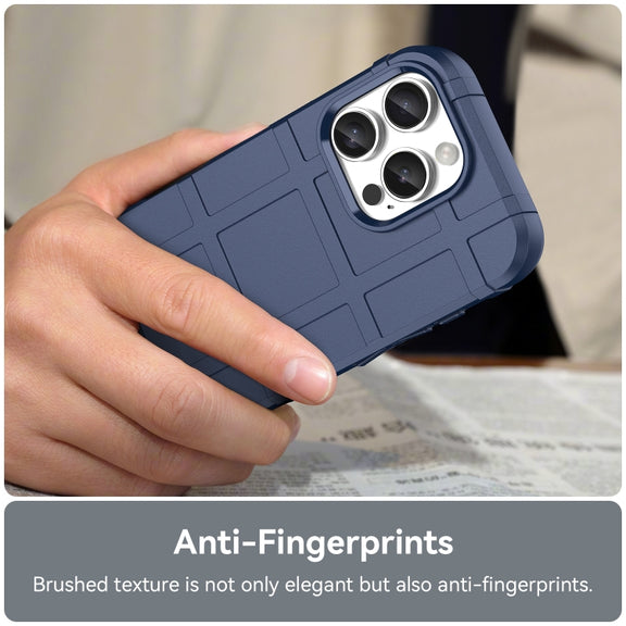 For iPhone 16 Pro Full Coverage Shockproof TPU Phone Case(Blue)