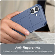 For iPhone 16 Plus Full Coverage Shockproof TPU Phone Case(Blue)