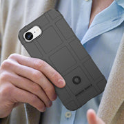 For iPhone 16 Full Coverage Shockproof TPU Phone Case(Black)