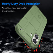 For iPhone 16 Full Coverage Shockproof TPU Phone Case(Green)