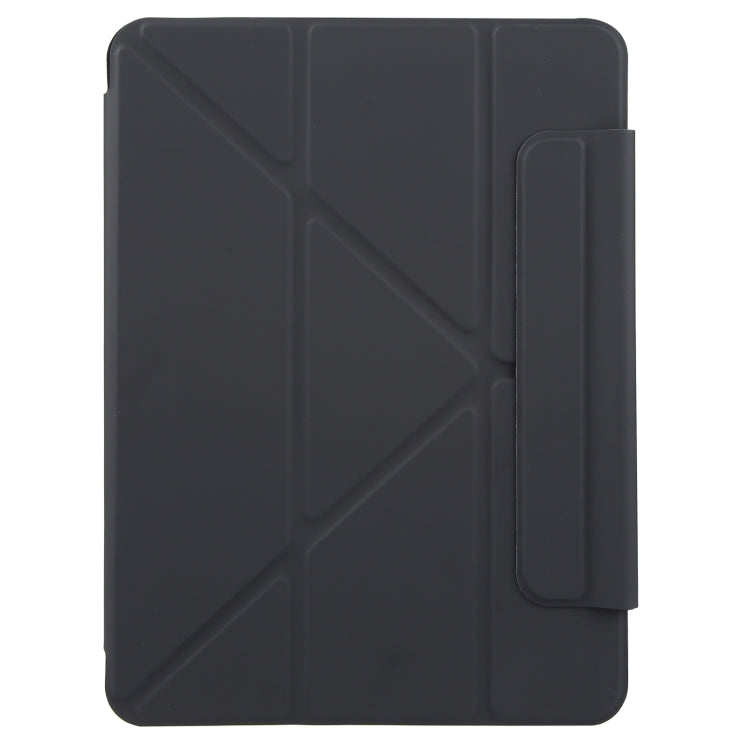 For iPad Pro 13 2024 Y-Shape Double-sided Clip Magnetic Smart Tablet Case(Black)