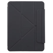 For iPad Pro 13 2024 Y-Shape Double-sided Clip Magnetic Smart Tablet Case(Black)