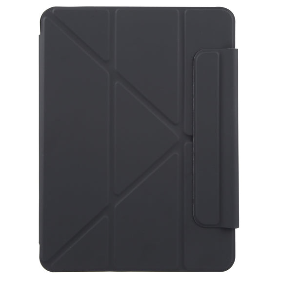 For iPad Pro 13 2024 Y-Shape Double-sided Clip Magnetic Smart Tablet Case(Black)