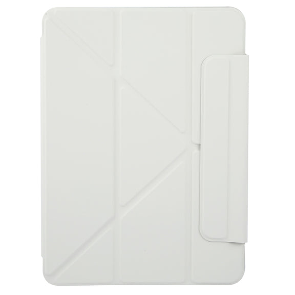 For iPad Pro 13 2024 Y-Shape Double-sided Clip Magnetic Smart Tablet Case(Light Grey)