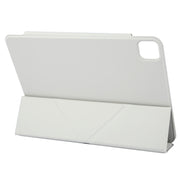 For iPad Pro 13 2024 Y-Shape Double-sided Clip Magnetic Smart Tablet Case(Light Grey)