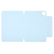 For iPad Pro 13 2024 Y-Shape Double-sided Clip Magnetic Smart Tablet Case(Blue)