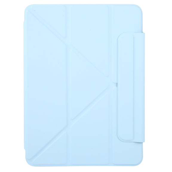 For iPad Air 11 2025 / 2024 Y-Shape Double-sided Clip Magnetic Smart Tablet Case(Blue)