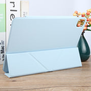 For iPad Air 11 2025 / 2024 Y-Shape Double-sided Clip Magnetic Smart Tablet Case(Blue)