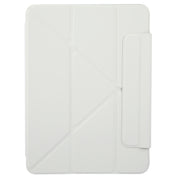 For iPad Pro 11 2024 Y-Shape Double-sided Clip Magnetic Smart Tablet Case(Light Grey)