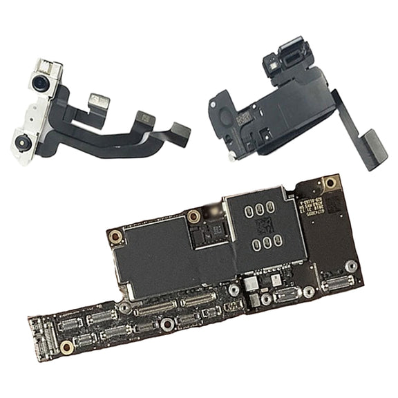 For iPhone XS Max 64G Original Unlocked Mainboard Single SIM E-SIM US Version with Face ID