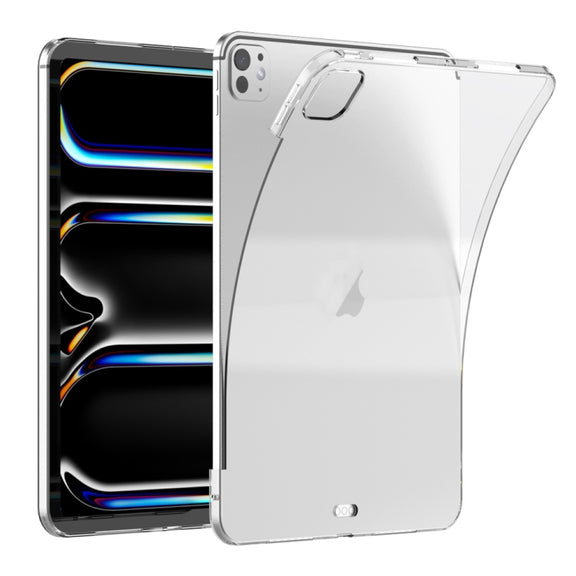 For iPad Pro 11 2024 Shockproof Soft TPU Protective Tablet Case(Transparent)