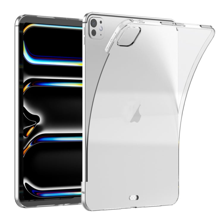 For iPad Pro 13 2024 Shockproof Soft TPU Protective Tablet Case(Transparent)