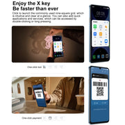 HUAWEI Enjoy 70S, 8GB+128GB, Side Fingerprint Identification, 6.75 inch HarmonyOS 4.2 Octa Core 2.4GHz, Network: 4G, Not Support Google Play(Blue)