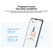 HUAWEI Enjoy 70S, 8GB+128GB, Side Fingerprint Identification, 6.75 inch HarmonyOS 4.2 Octa Core 2.4GHz, Network: 4G, Not Support Google Play(Blue)