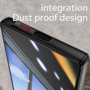 For Samsung Galaxy S25 Ultra 5G Acrylic Hybrid TPU Armor Shockproof Phone Case(Black Red)