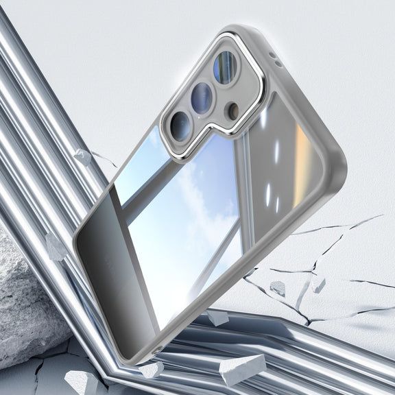 For Samsung Galaxy S25+ 5G Acrylic Hybrid TPU Armor Shockproof Phone Case(Grey)