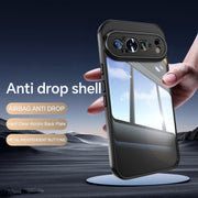For Google Pixel 9 Pro XL Acrylic Hybrid TPU Armor Shockproof Phone Case(Black)