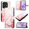For Tecno Spark Go 2024 / Spark 20C PT003 Marble Pattern Flip Leather Phone Case(Rose Gold) - Tecno Cases by PMC Jewellery | Online Shopping South Africa | PMC Jewellery | Buy Now Pay Later Mobicred
