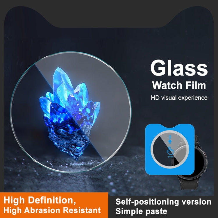 For Samsung Galaxy Watch6 Classic 47mm IMAK Tempered Glass Watch Protective Film Self-contained Positioning Version