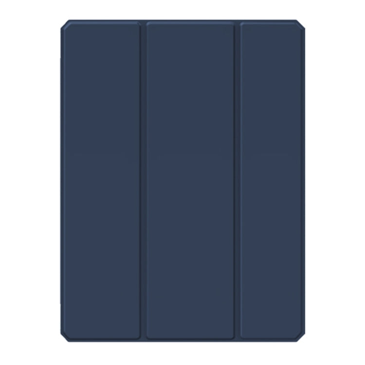 For iPad Pro 13 2024 Mutural Pinyue Series Smart Leather Tablet Case(Dark Blue)