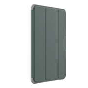 For iPad Pro 13 2024 Mutural PC Hybrid TPU Leather Smart Tablet Case(Dark Green)