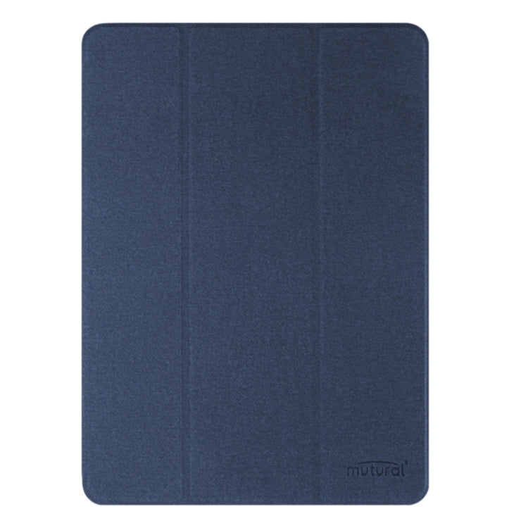 For iPad Air 11 2025 / 2024 Mutural YASHI Series Tablet Leather Smart Case(Blue)