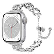 For Apple Watch Series 7 45mm Rhinestone Metal Bracelet Watch Band(Silver) - free shipping - PMC TechLife - Order now!