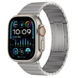 For Apple Watch Ultra 49mm PG60 Single Bead Bamboo Joint Titanium Metal Watch Band(Silver) - free shipping - PMC TechLife - Order now!
