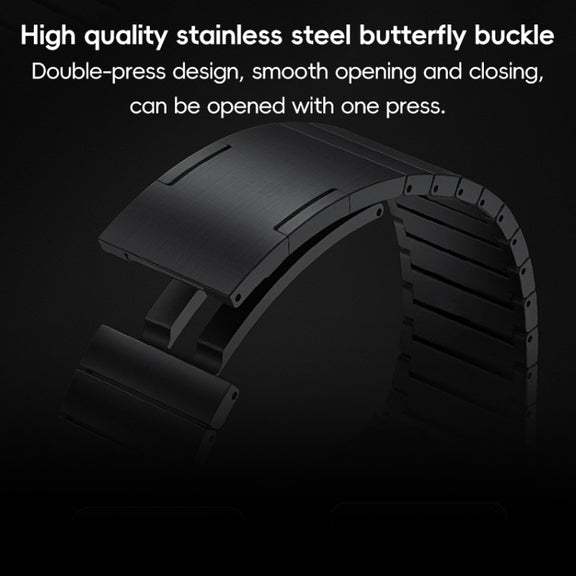 For Apple Watch SE 2023 44mm PG60 Single Bead Bamboo Joint Titanium Metal Watch Band(Silver)