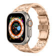 For Apple Watch Ultra 2 49mm PG94 Dual-link Modified Stainless Steel Watch Band(Rose Gold) - free shipping - PMC TechLife - Order now!