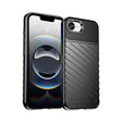 For iPhone SE 2024 Thunderbolt Shockproof Soft TPU Phone Case(Black) - More iPhone Cases by PMC TechLife | Online Shopping South Africa | PMC TechLife | Buy Now Pay Later Mobicred