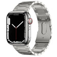 For Apple Watch Series 6 44mm PG63 Three-Bead Protrusion Titanium Metal Watch Band(Silver) - free shipping - PMC TechLife - Order now!